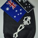 Australian Flag Patch - Blue fabric